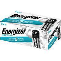 20 Pile alcaline Max Plus - 9V - Lot de 20 - Energizer - Image principale
