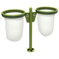 Poubelle double pour parcours sportif Freetness - Image principale