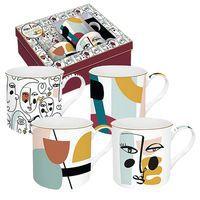 Coffret 4 mugs Modernism - Coffee Mania-Easy Life - Image principale