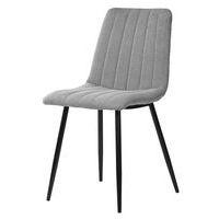 Lot de 4 chaises Xéna gris clair - Image principale