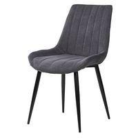 Lot de 4 chaises Mila gris foncé - Image principale