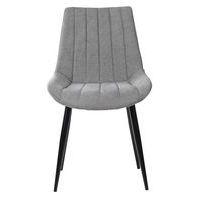 Lot de 4 chaises Mila gris clair - Image 4