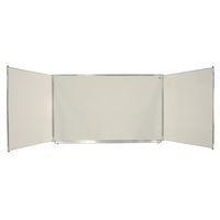 Tableau triptyque emaille blanc 100x400 cm ouvert - Image principale