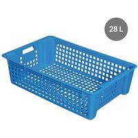 Caisse empilable emboîtable ajourée - GILAC, Coloris : Bleu - Image 4