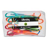 Pochette 6 ciseaux 16 cm crantés - Image principale