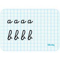 Ardoise blanche carton 17 x 25 cm - Image 2