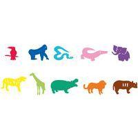 Valisette 10 tampons pochoirs - les animaux sauvages - Image 2