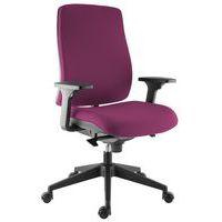 Fauteuil Harmonia accoudoirs réglables Magenta - Image principale