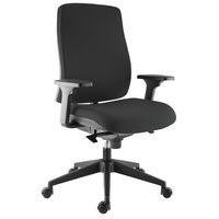 Fauteuil Harmonia accoudoirs réglables Noir - Image principale