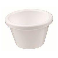 Lot de 12 ramequins en composite 4cl blanc - Image principale