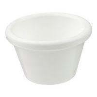 Lot de 12 ramequins en composite 7,5cl blanc - Image principale