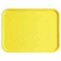 Plateau en polypropylène fast food 35x27 cm jaune - Image principale