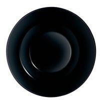Assiette à pâtes en verre sodocalcique ø28,5 cm noir-Black-Arcoroc - Image principale