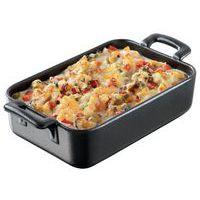 Plat rectangulaire en porcelaine 70cl noir-Belle Cuisine-Revol - Image principale