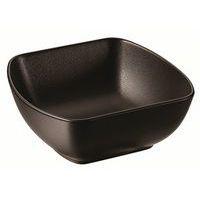 Ravier carré en porcelaine 8cl noir-Club-Revol - Image principale