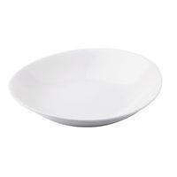 Assiette creuse ovale en porcelaine blanc-Eo - Image principale