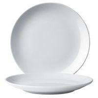 Assiette plate en porcelaine ø23 cm blanc-Eo - Image principale