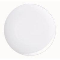 Assiette plate en porcelaine ø31,6 cm blanc-Fineo - Image principale