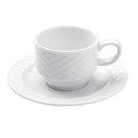 Tasse café en porcelaine ø6,5 cm 9cl blanc-Polo - Image principale