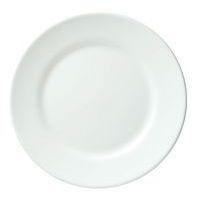 Assiette plate en verre trempé ø15,5 cm blanc-Restaurant-Arcoroc - Image principale