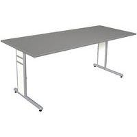 Bureau droit 180 cm Graphite Form 4 - Image principale