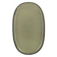 Assiette ovale en porcelaine cardamone-Caractere-Revol - Image principale