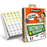 Eco-Pack 2400 gommettes étoile 12/20mm or/argent - Image principale