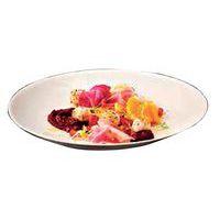 Assiette plate en porcelaine ø28 cm blanc-Fineo - Image principale