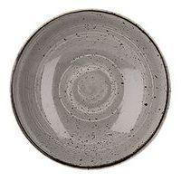 Assiette creuse en porcelaine ø24,8 cm gris-Stonecast-Churchill - Image principale