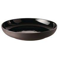 Assiette gourmande en porcelaine ø23,5 cm noir-Solid & Likid-Revol - Image principale