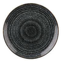 Assiette plate en porcelaine ø16,5 cm noir-Studio Print-Churchill - Image principale