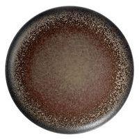 Assiette plate en grès ø27 cm marron-Terre D'Ombre - Image principale