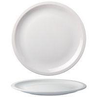 Assiette plate en porcelaine ø17 cm blanc-Romus - Image principale