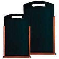 Ardoise de table en bois vernis poignée - Image principale