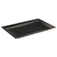 Assiette rectangulaire en grès-Kuro - Image principale