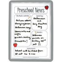 Lot de 2 Pochette Magneto Dry Erase gris - Image 2