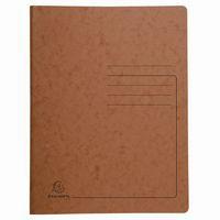 Lot de 25 Chemises de classement à ressort carte lustrée - A4-Tabac - Image principale