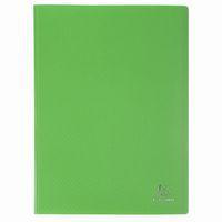 Lot de 12 Protège-doc en PP 5/10e OPAK poch. Cristal 60 vues -Vert - Image principale