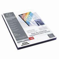 Boite de 100 plats pour relier PVC 15x100e - A4-Cristal - Image principale