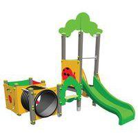 Structure multifonction 1 tourelle alu/polyester - Fixation platines - Image principale