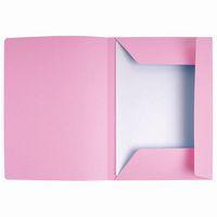 Lot de 50 Chemises imprimées 3 rabats SUPER 210 - 24x32cm-Rose - Image 2