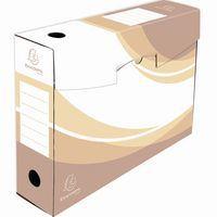 Set de 8 Lot 5 boites archive dos 80mm carton ondulé assorties - Image 3