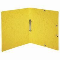 Lot de 10 Classeur 2 anneaux 15mm carte lustrée imprimée - A4-Jaune - Image 2
