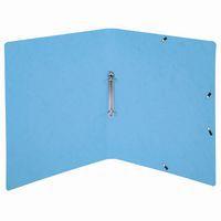 Lot de 10 Classeur 2 anneaux 15mm carte lustrée imprimée -A4-Turquoise - Image 2