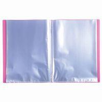 Lot de 10 Protège-doc en PP 5/10e OPAK poch. Cristal 80 vues -Rose - Image 2