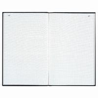 Registre 35x22,5cm 5x5 folioté 600 pages-Noir toilé - Image 2