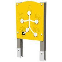 Panneau ludique compter alu - Fixation platines - Image principale