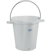 Lot de 5 Seau gradué, bec verseur, 20 L, Blanc - Image principale