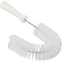 Lot de 10 Brosse à main flexible avec pas de vis, Ø55 mm, 360 mm Blanc - Image principale