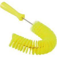 Lot de 10 Brosse à main flexible avec pas de vis, Ø55 mm, 360 mm Jaune - Image principale